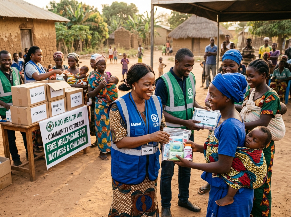 Free Medicine Distribution to Mothers and Children